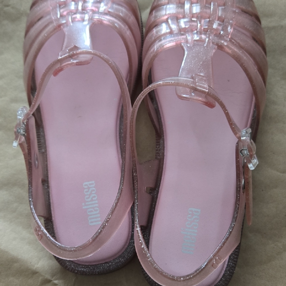 Melissa Light Pink Jelly Sandals - Picture 2 of 4